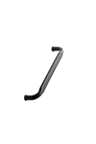 Furnipart - Gate Handle - greb i Zink Mat sort CC160mm L172,2mm B12,2mm H29,7mm