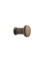 Furnipart - Gate Knob - greb i Zink Antik messing H22,8mm Ø18,2mm