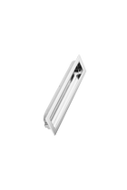 Furnipart - Inn - greb i Zink Blank krom CC192mm L202mm B50mm H14mm