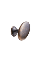 urnipart - Oval Simple - greb i zink antik brun L60mm B35mm H38mm Ø2