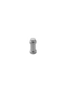 knop PILLAR Zink Inox look H32,5mm Ø15mm