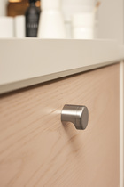 Furnipart - Point - greb i zink inox look H25mm Ø28mm
