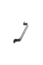 Furnipart - Rio - greb i Zink Antik grå CC128mm L164mm B15,8mm H30mm
