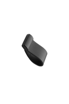 Furnipart - Strap - greb i Læder/Zink Sort/sort CC16mm L30,6mm B23,9mm H56,5