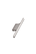 Furnipart - Tau Knob - greb i Aluminium Inox look CC32mm L126mm B10mm H24,5mm
