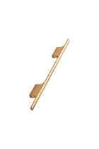 Furnipart - Tau Handle - greb i aluminium børstet messing CC160mm L286mm B10m