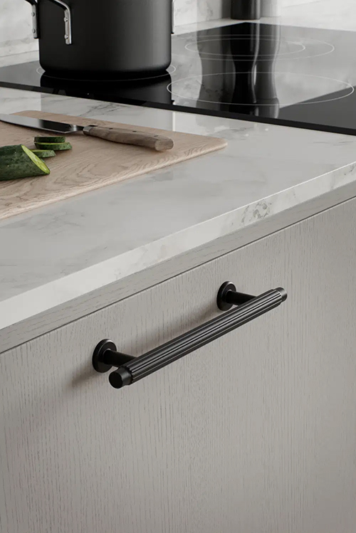 Furnipart - Villa - greb i zink antik brun CC128mm L177,5mm H34,1mm