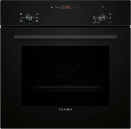 Indbygningsovn 60 x 60 cm Sort - IQ100 - Siemens HB013FBB1