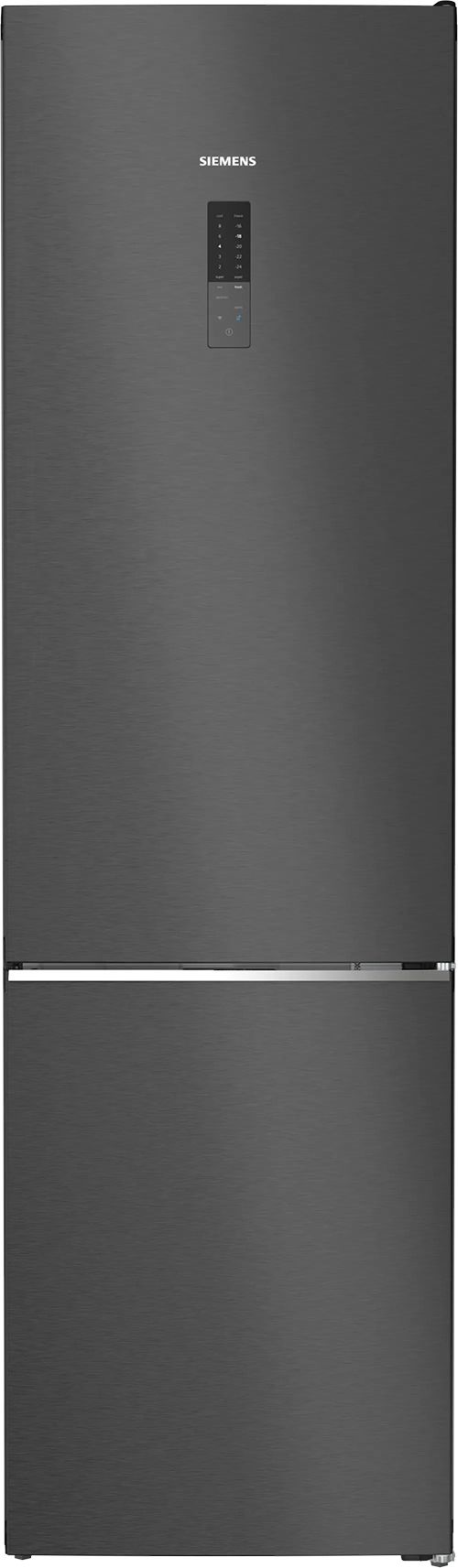 Køle-/fryseskab 203 x 60 cm blackSteel - Siemens iQ500 - KG39NAXCF