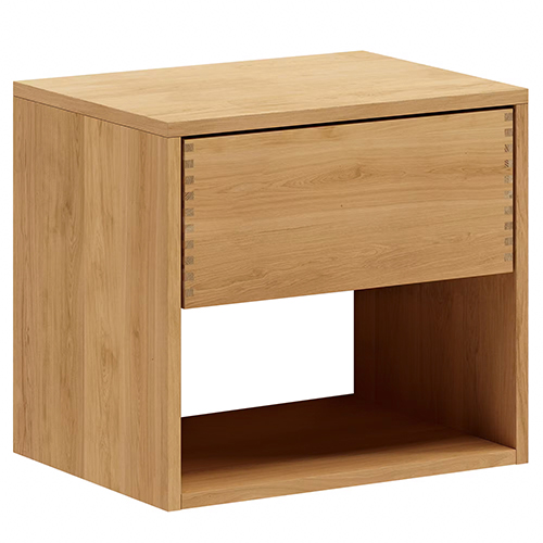 50 cm Just Wood Snedker Sengebord m/1 skuffe