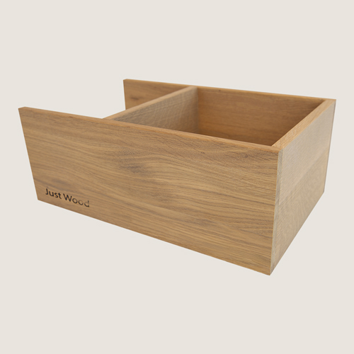 Just Wood Naturolieret Skuffeinddeler til skuffe i badmøbler med dybde 47 cm
