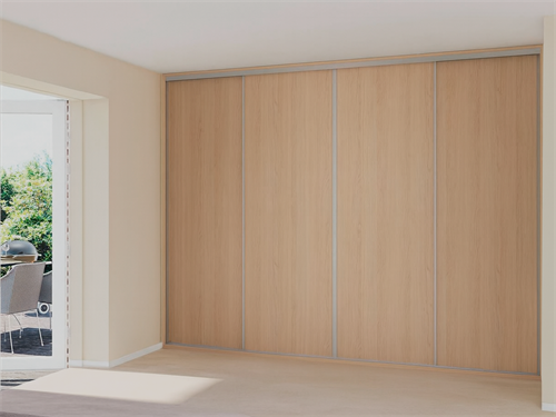 Celebert Flow skydelåger på mål til garderobe med 4 låger - Total Bredde 156 til 596 cm