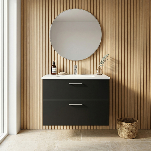 Kitchn BADSÆT 82 CM Hvid Marmorvask