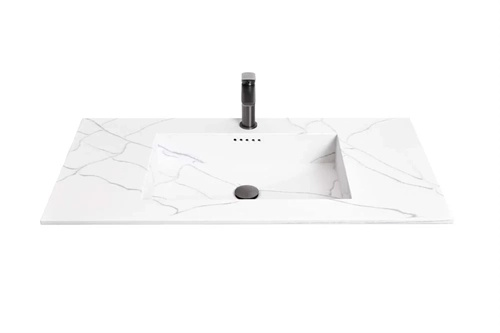 Kiel Solid Surface Art Line - Dybde 48 cm