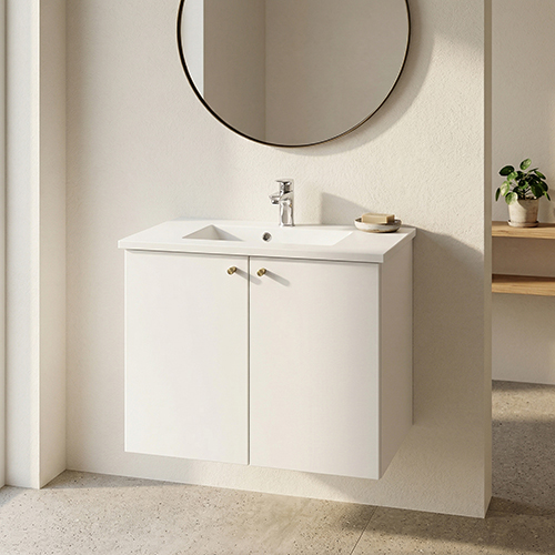 Multi-Living Medium bad underskab med 2 låger og vaskebordplade