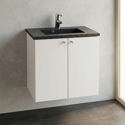 Multi-Living Small bad underskab med 2 låger og vaskebordplade