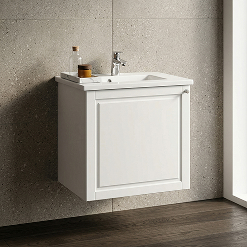 Multi-Living Romantik small bad underskab med 1 låge og vaskebordplade