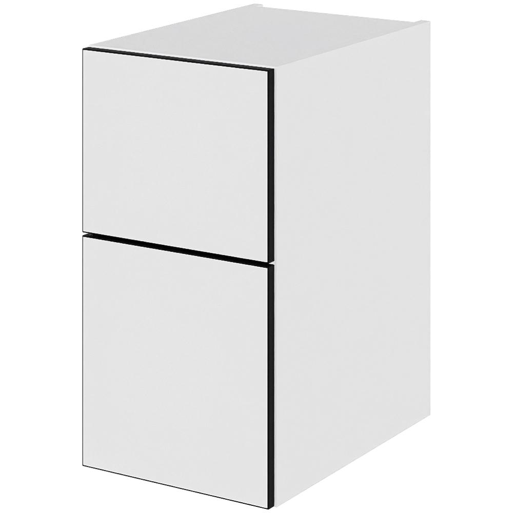 Multi-Living Bad skuffeskab i White/Black line H: 57,6 cm D: 44,5 cm - Metalforsag - Bredde: 30 cm