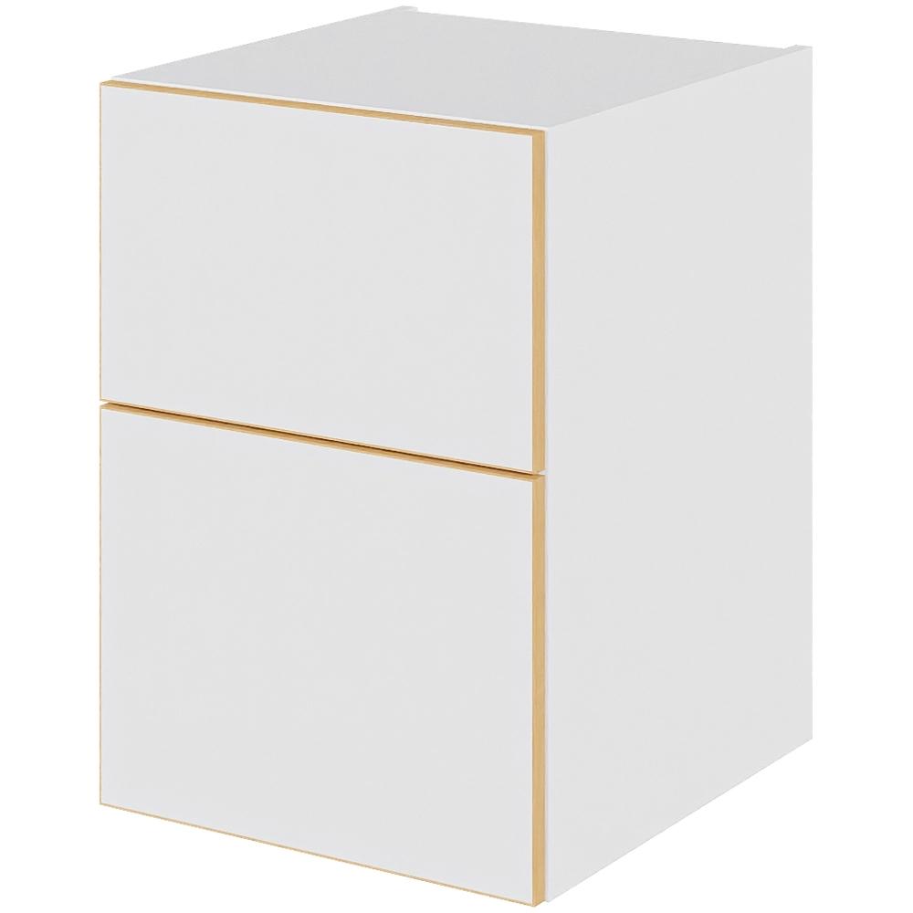 Multi-Living Bad skuffeskab i White/Oak Line H: 57,6 cm D: 44,5 cm - Metalforsag - Bredde: 40 cm