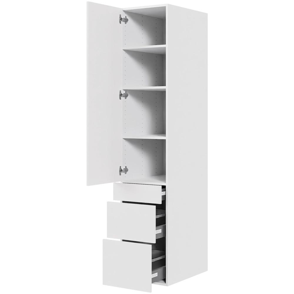 Multi-Living Garderobeskab 40 cm med 3 hylder, 3 skuffer og låge
