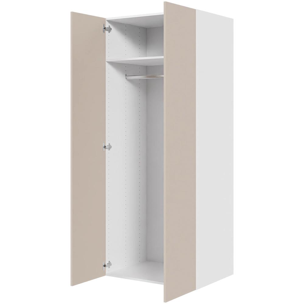 Multi-Living Bøjleskab 80 cm med hylde, bøjlestang og 2 låger