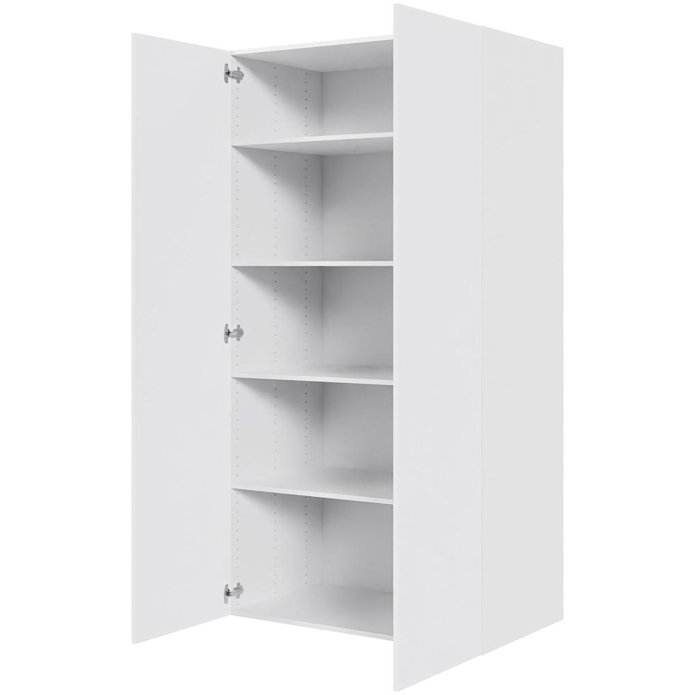 Multi-Living Køkken hyldeskab i Hvid Front H: 195,2 cm D: 60,0 cm - 2 låger inklusiv 4 hylder - Bredde: 100 cm