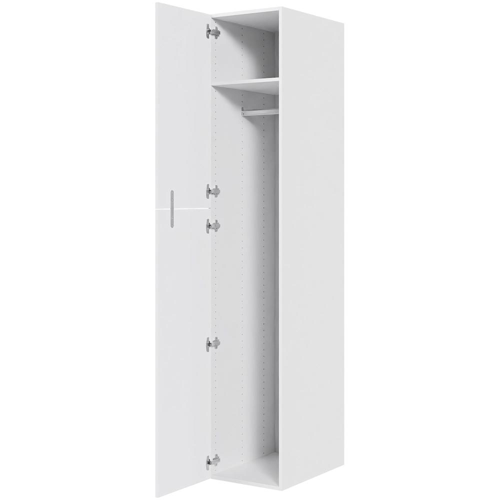 MultiLiving XL Bøjleskab 40 cm med hylde, bøjlestang og todelt låge