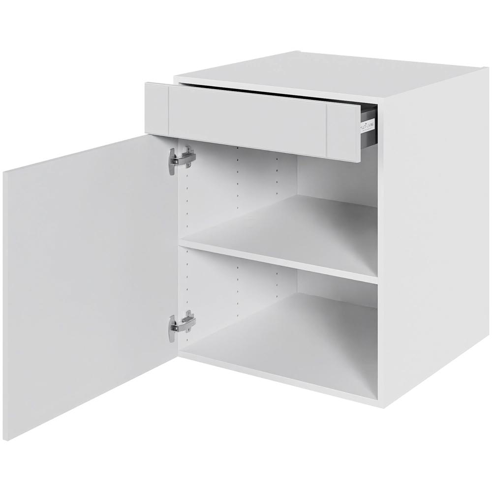 Multi-Living Køkken hyldeskab i Romantik H: 70,4 cm D: 60,0 cm - 1 låge & skuffe fuldudtræk/softluk - Bredde: 60 cm