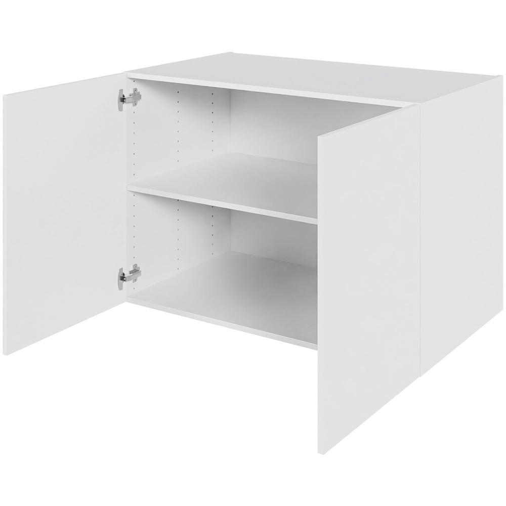 Multi-Living Køkken hyldeskab i Malet Hvid Front H: 70,4 cm D: 60,0 cm - 2 låger inklusiv 1 hylde - Bredde: 100 cm