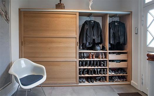 Contoura® Massiv Eg skydedør