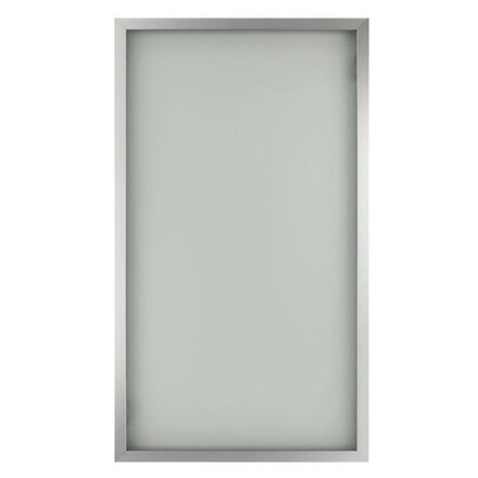 Kitchn Lav vitrinelåge i alu H: 57 cm