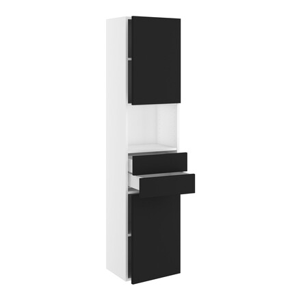 Kitchn Badhøjskab Slimline m/2 skuffer og 2 låger H:1728 D:320 B:400