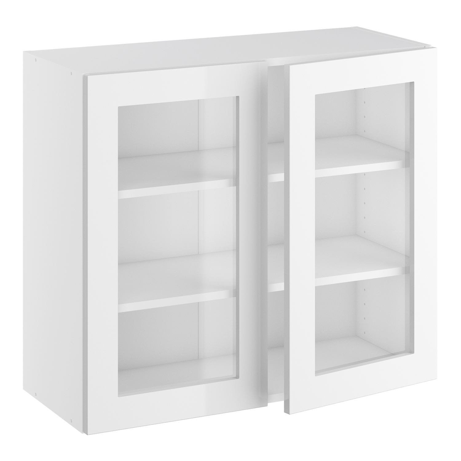 Kitchn Vitrineskab 2 hylder og 2 låger H:704 D:320 B:800