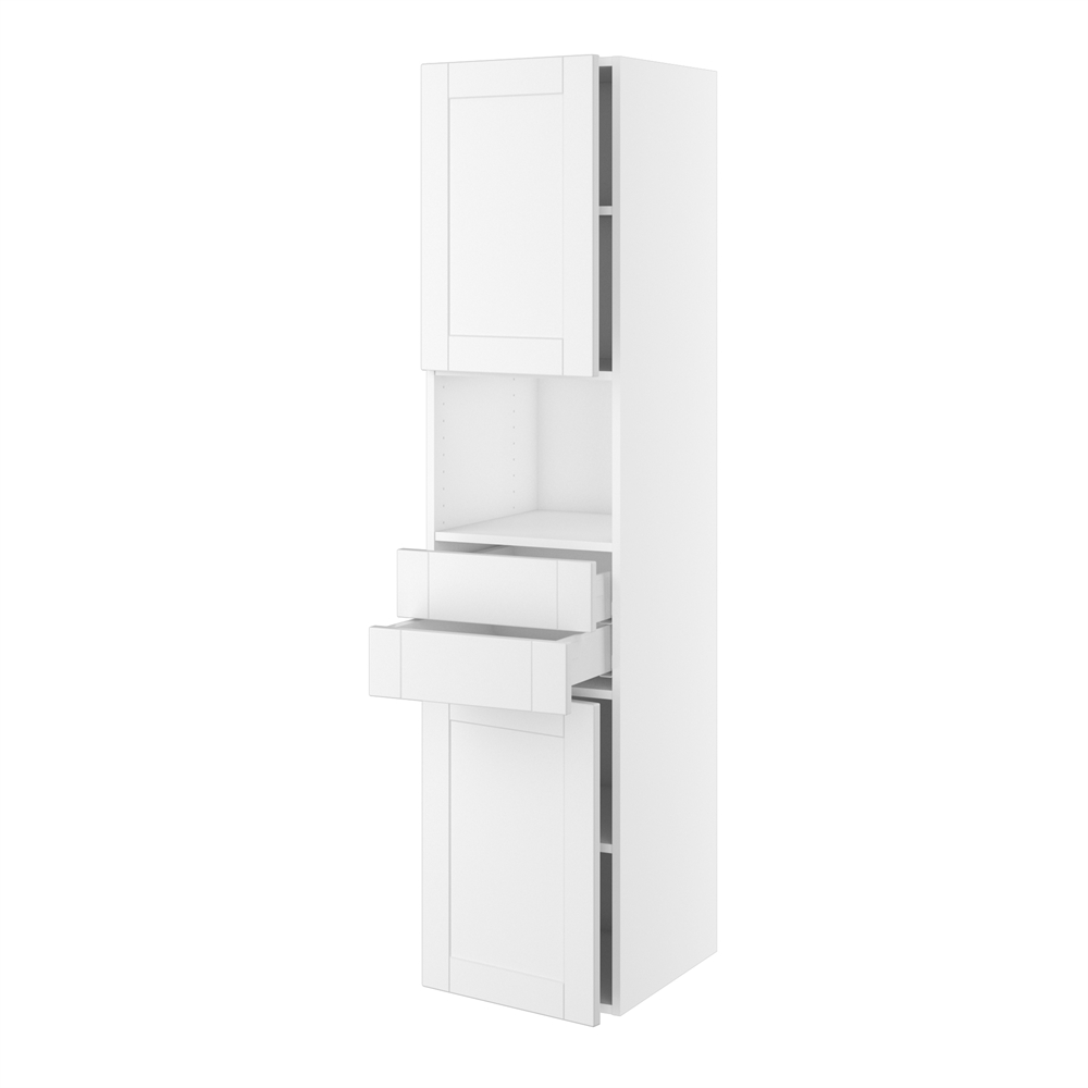 Kitchn Badhøjskab m/2 skuffer og 2 låger H:1728 D:450 B:300