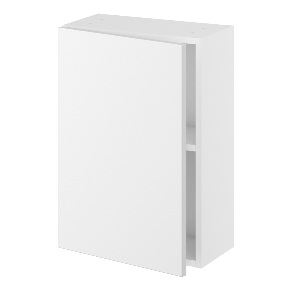 Badoverskab lavt 1 hylde og 1 låge mm. H:576 D:200 B:400