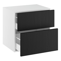 Kitchn Badunderskab lavt m/2 skuffer H:576 D:450 B:800