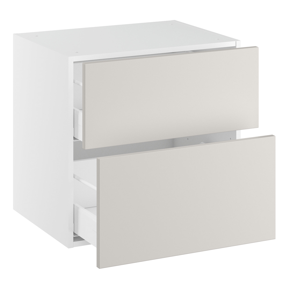 Badunderskab, 2 skuffer. H:576 B:600 D:450