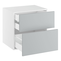 Kitchn Badunderskab lavt m/2 skuffer og 1 indvendig skuffe H:576 D:450 B:400