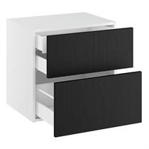 Kitchn Badunderskab lavt m/2 skuffer og 1 indvendig skuffe H:576 D:450 B:500