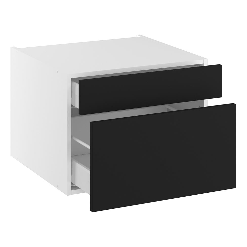 Kitchn Bundskab 2 skuffer H:316 og 124. H:448 D:580 B:600