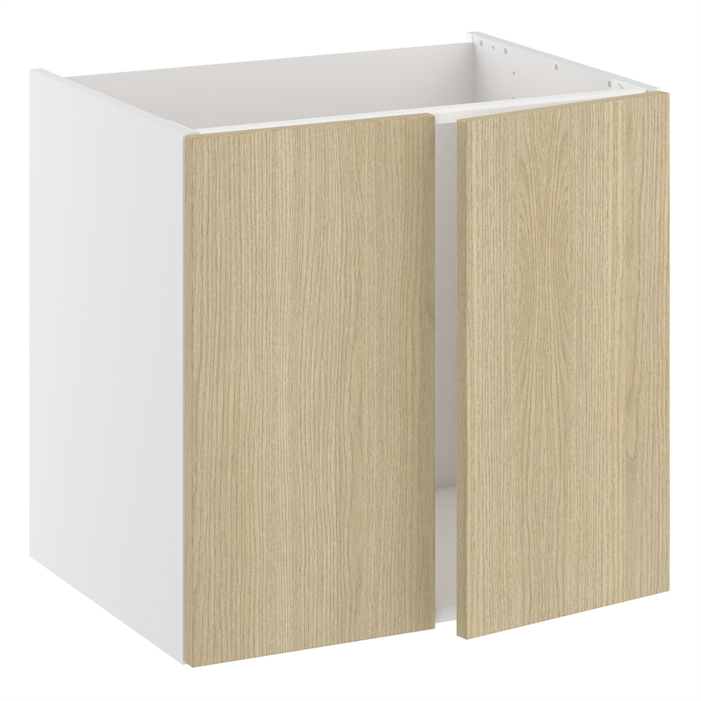 Badvaskeskab, m/dobbelt låger. H:704 B:600 D:450