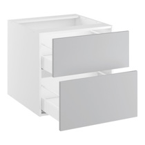 Kitchn Badvaskeskab lavt m/2 skuffer H:576 D:450 B:1200