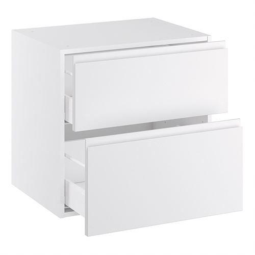 Kitchn Badvaskeskab lavt m/2 skuffer H:576 D:450 B:1000