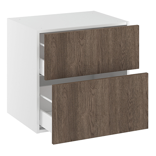 Kitchn Badvaskeskab lavt m/2 skuffer H:576 D:450 B:1200