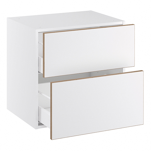 Kitchn Badvaskeskab lavt m/2 skuffer H:576 D:450 B:1000
