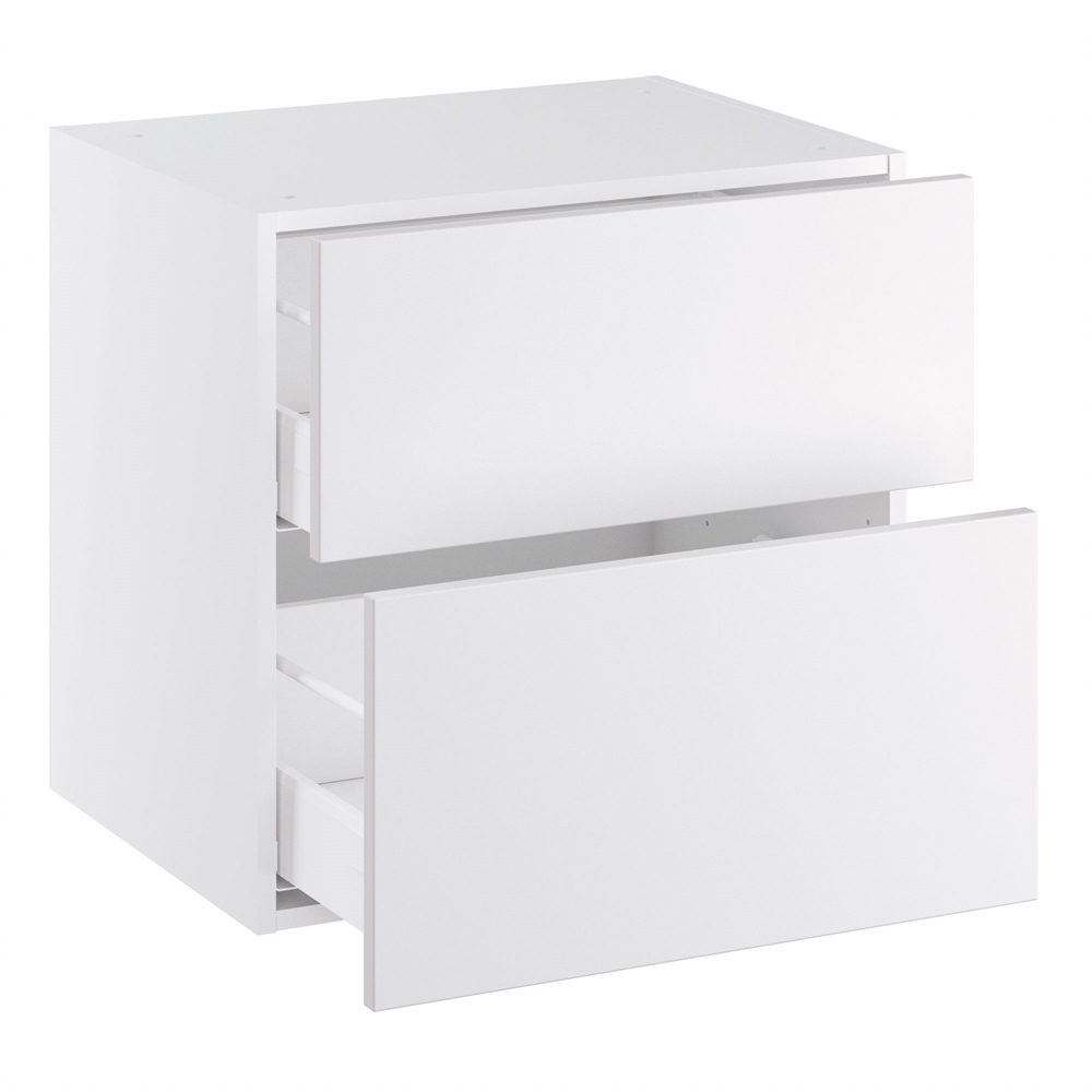 Kitchn Badvaskeskab lavt m/2 skuffer H:576 D:450 B:1200