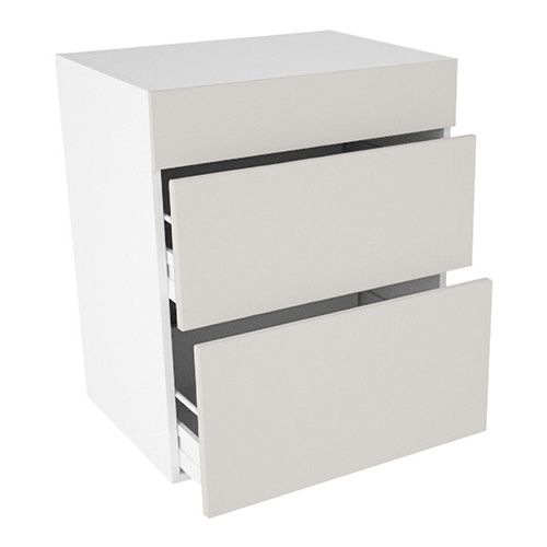 Badvaskeskab, 2 skuffer, m/sarg. H:704 B:1000 D:450