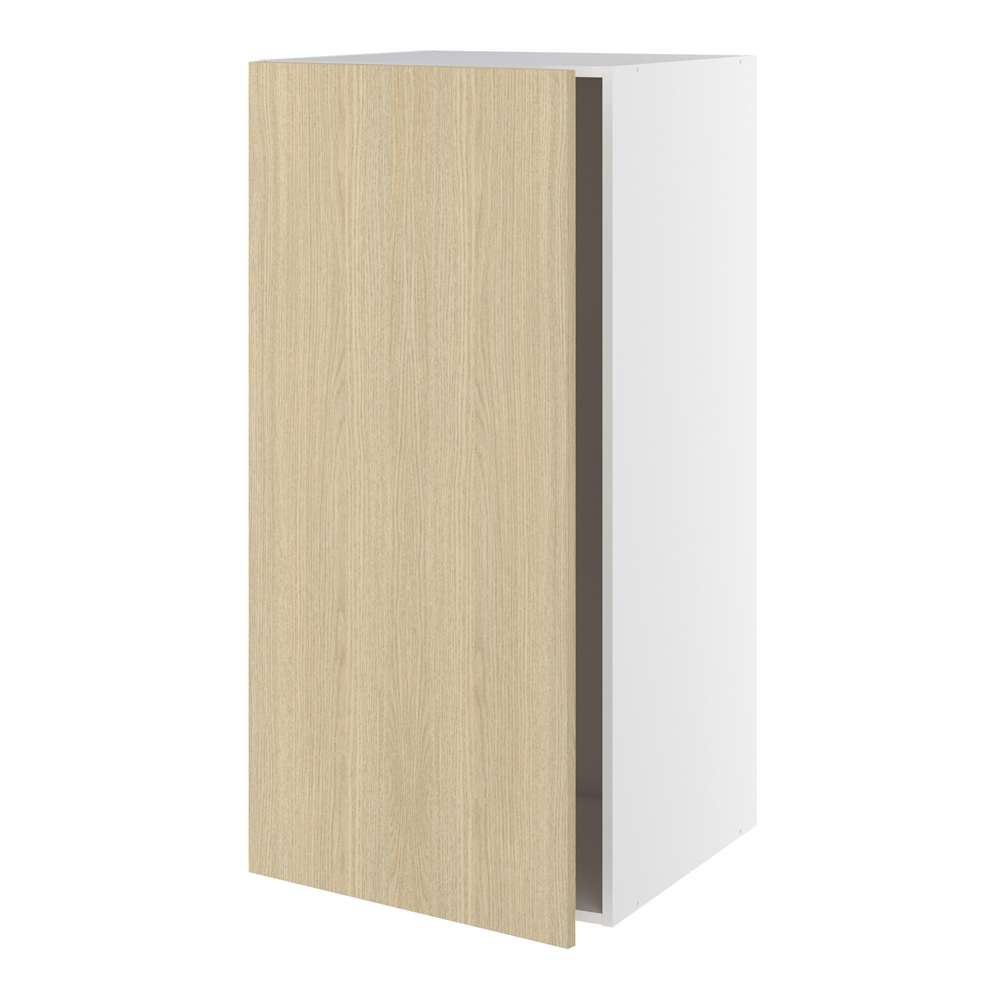 Designskab, t/integreret køl med fladhængsler, 1 låge, u/hængselsboring. H:1248 B:600 D:580