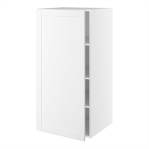 Kitchn Design hyldeskab med 2 hylder og 1 konstruktionshylde H:1248 D:580 B:400