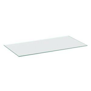 Kitchn Klar glashylde 6mm 4 hyldebærere D:297 B:367